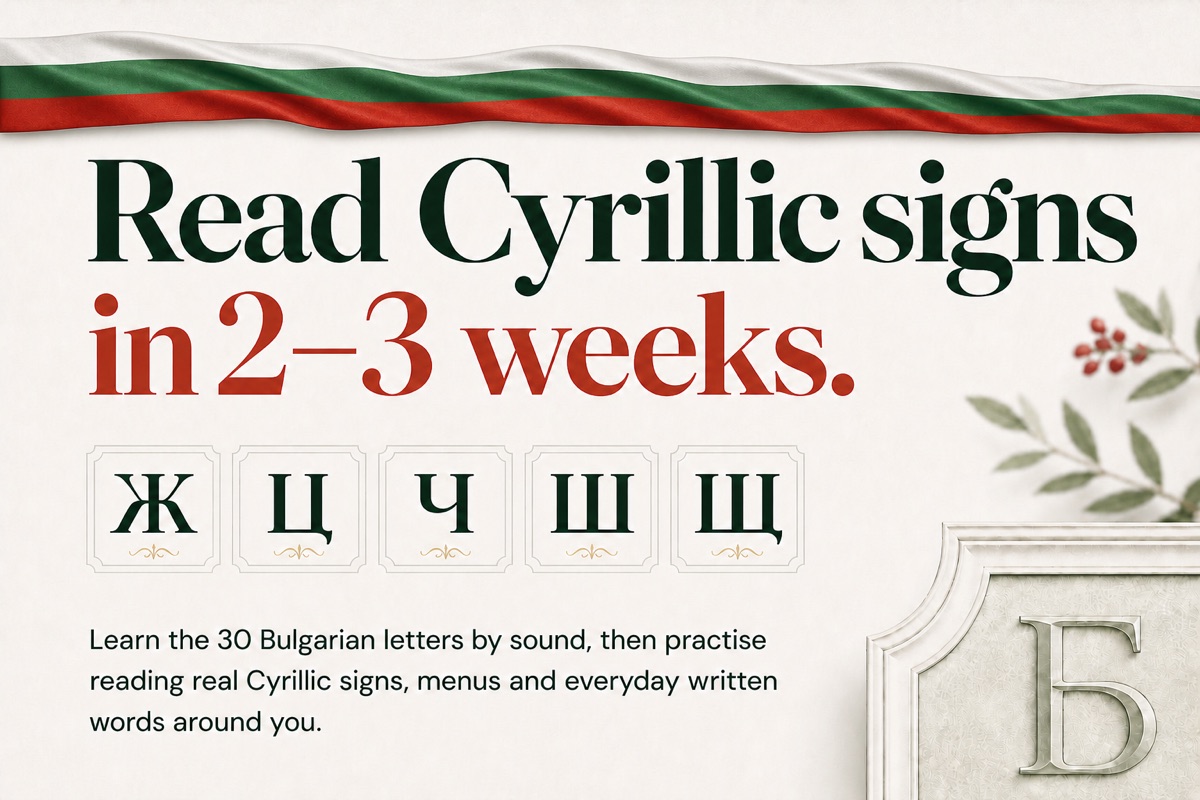Bulgarian Alphabet learning app